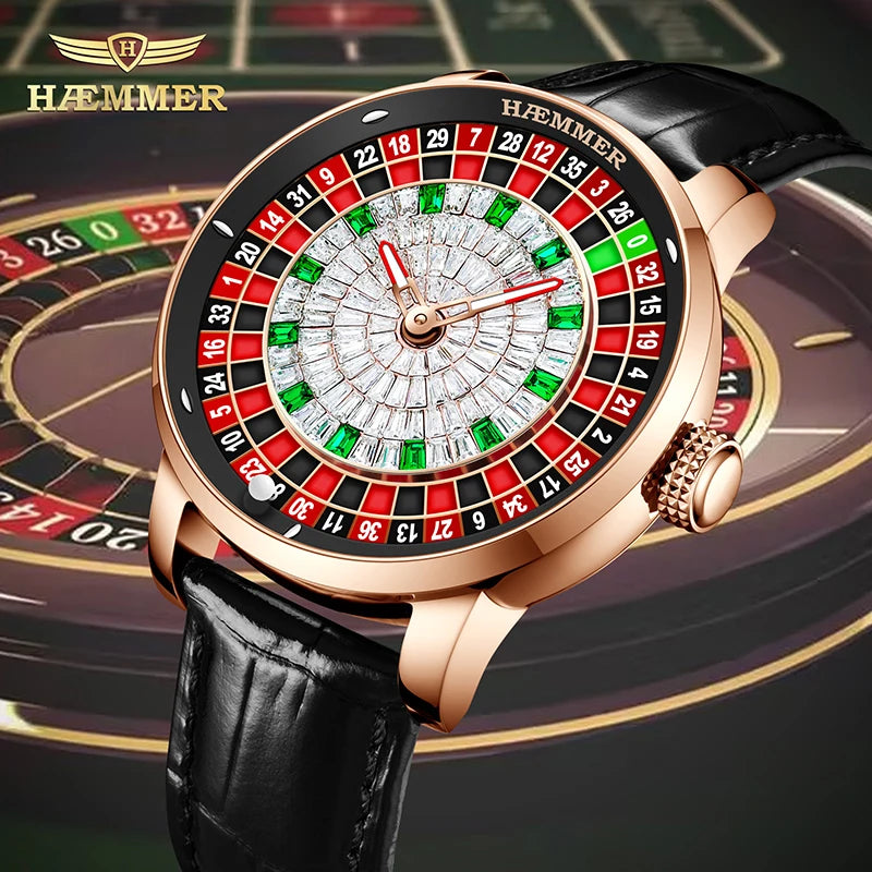 Royal Roulette Prestige — NH35 Mechanical Rotating Dial, 8 Color Variants!