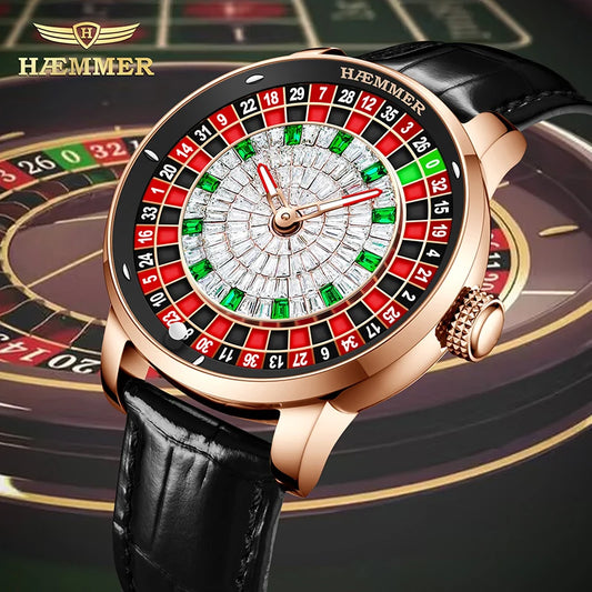 Royal Roulette Prestige — NH35 Mechanical Rotating Dial, 8 Color Variants!
