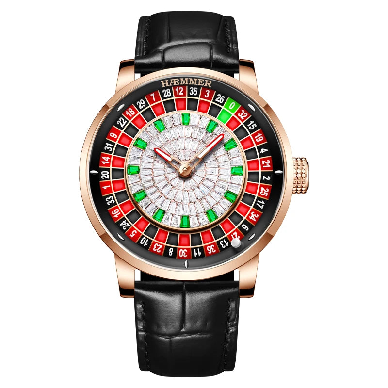Royal Roulette Prestige — NH35 Mechanical Rotating Dial, 8 Color Variants!