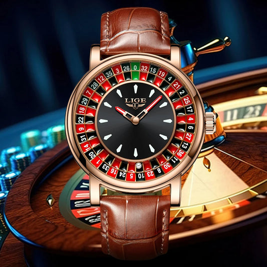 Royal Roulette Classic — Luminous Quartz Dial, 3 Color Variants! (Doesn't spin)