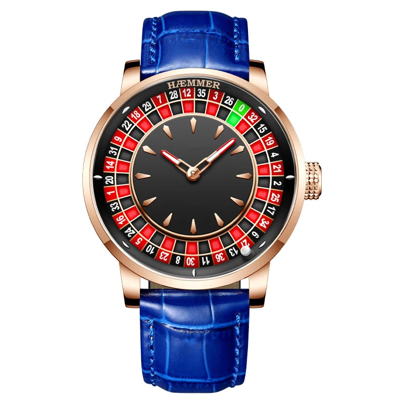 Royal Roulette Prestige — NH35 Mechanical Rotating Dial, 8 Color Variants!