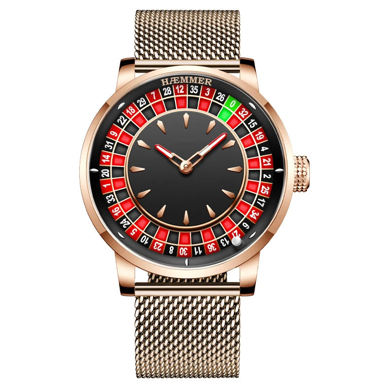 Royal Roulette Prestige — NH35 Mechanical Rotating Dial, 8 Color Variants!
