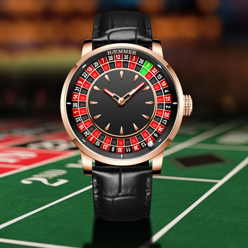 Royal Roulette Prestige — NH35 Mechanical Rotating Dial, 8 Color Variants!