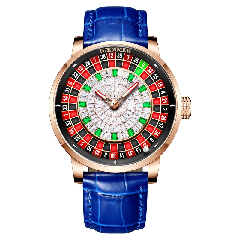 Royal Roulette Prestige — NH35 Mechanical Rotating Dial, 8 Color Variants!