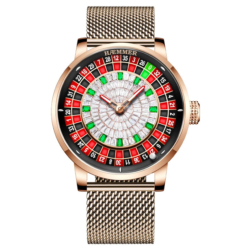 Royal Roulette Prestige — NH35 Mechanical Rotating Dial, 8 Color Variants!