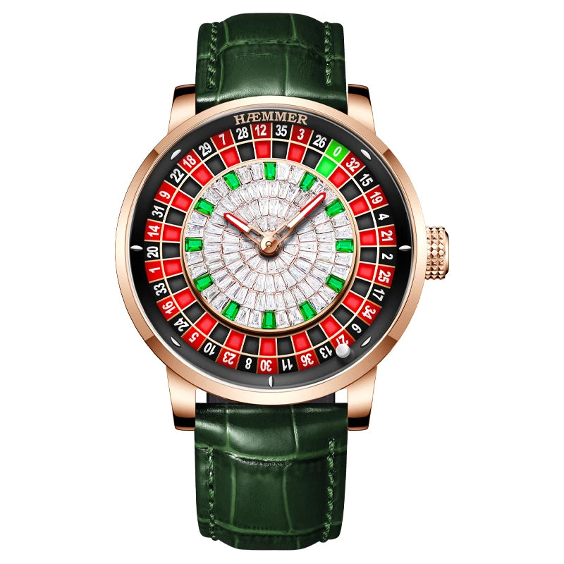 Royal Roulette Prestige — NH35 Mechanical Rotating Dial, 8 Color Variants!
